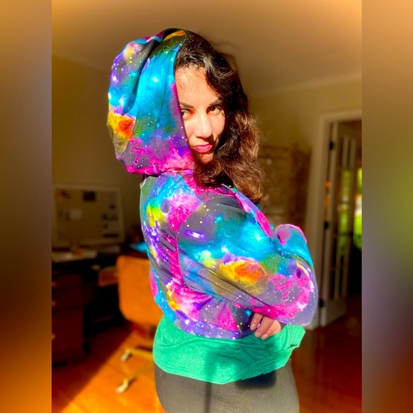 1/6 Different Kimberly Jackets by Coquetry Clothing L/XL Holographic $135 Each - Picture 12 of 17